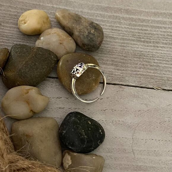 Sterling Silver Twinkle Star Toe Ring - Picture 3 of 3